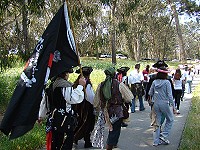 The Team Walking